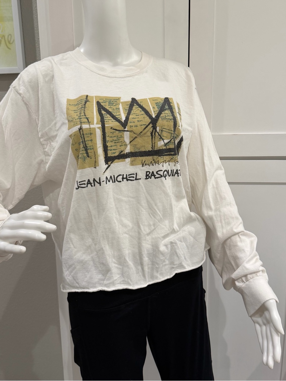 Vintage Sz M/L Jean-Michel Basquiat long sleeve tee by Goodie Two Sleeves
